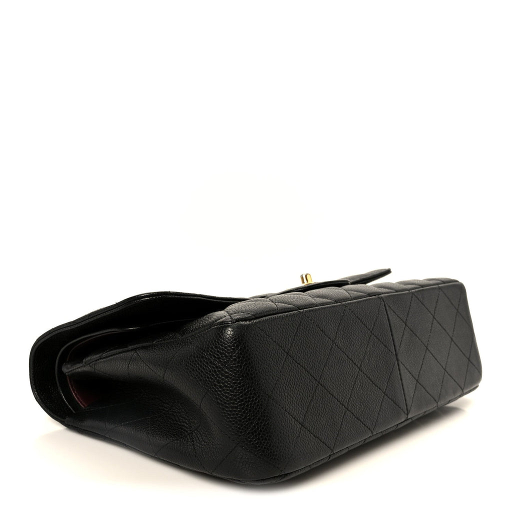 Chanel Caviar Quilted Jumbo Double Flap Black