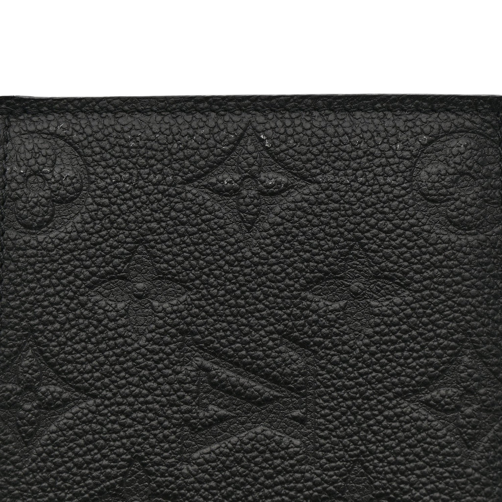Louis Vuitton Empreinte Pochette Felicie Chain Wallet Black