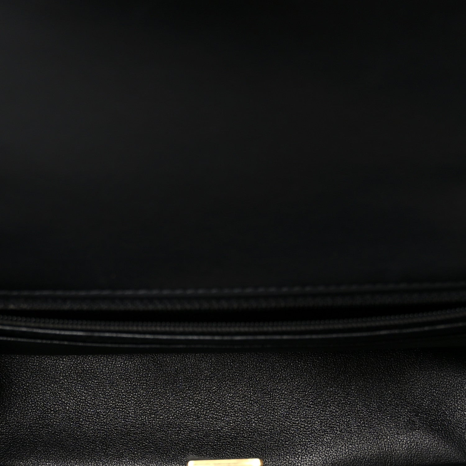 Chanel Lambskin Quilted Mini Rectangular Flap Black