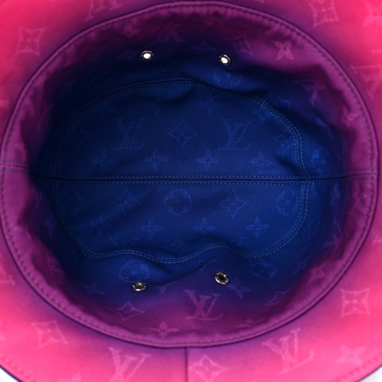 Louis Vuitton Monogram Illusion Reversible Bucket Hat M Pink Purple