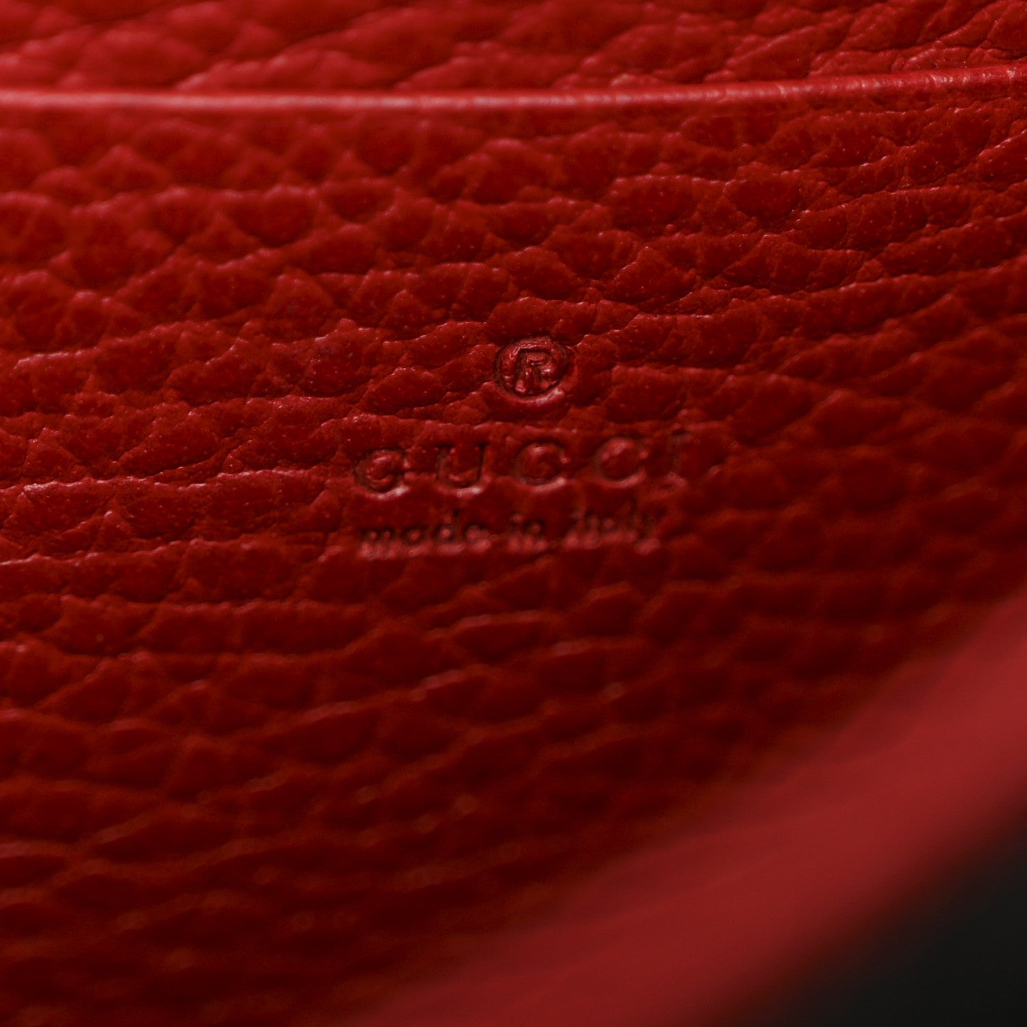 Gucci Calfskin Mini Dionysus Chain Wallet Hibiscus Red