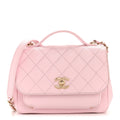 Chanel Caviar Quilted Medium Business Affinity Flap Light Pink