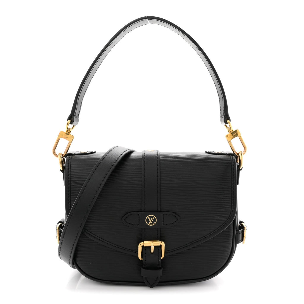 Louis Vuitton Epi Saumur BB Black