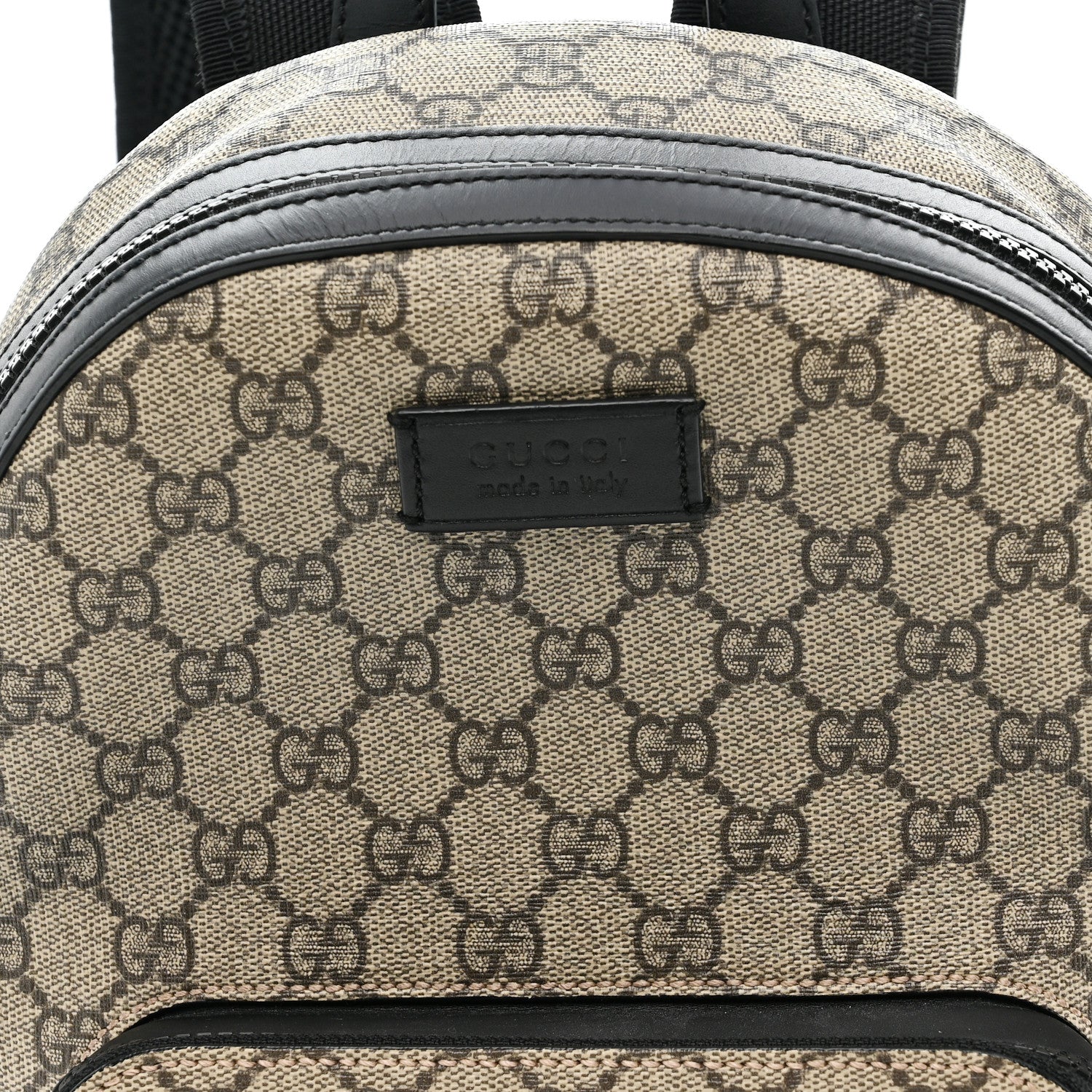 Gucci GG Supreme Monogram Small Eden Day Backpack Black