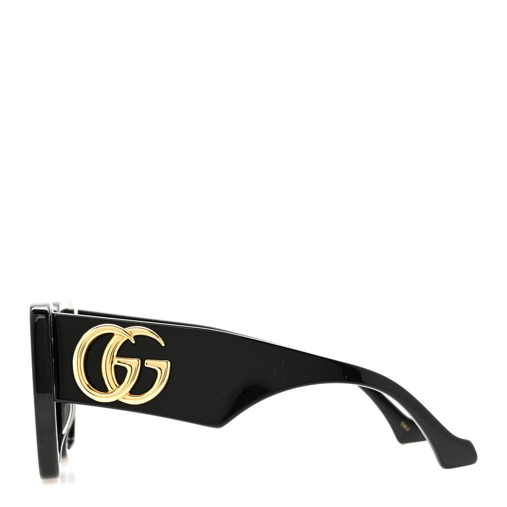 Gucci Acetate Square Frame Sunglasses GG0956S Black
