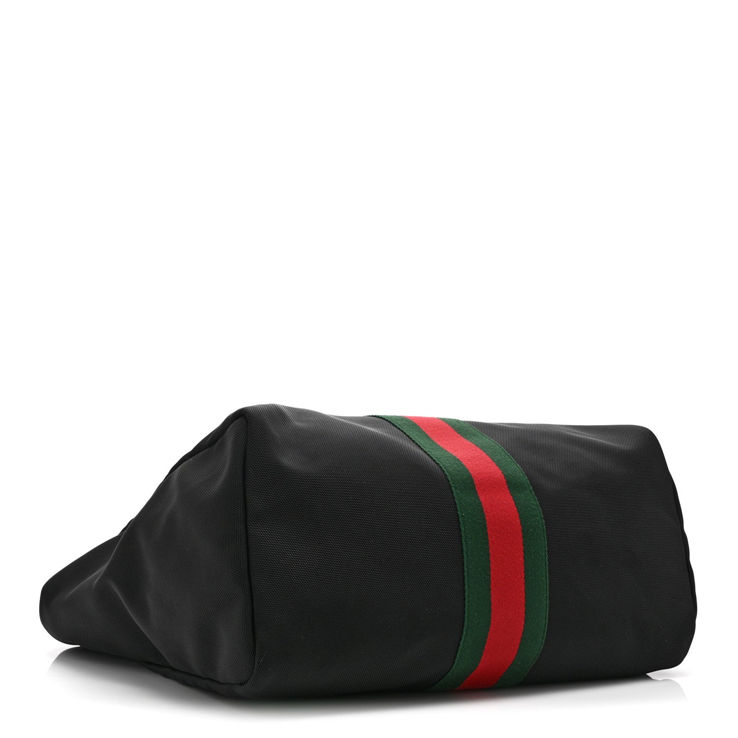 Gucci Techno Canvas Web Single Buckle Tote Black