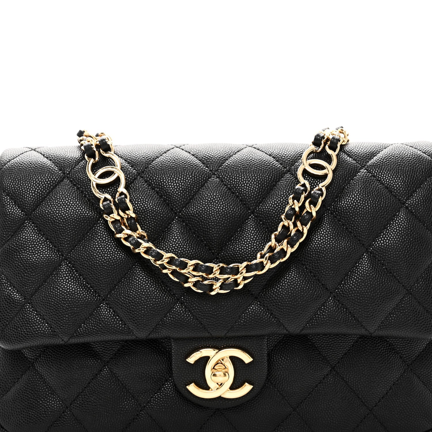 Chanel Caviar Quilted Small CC You Flap Black