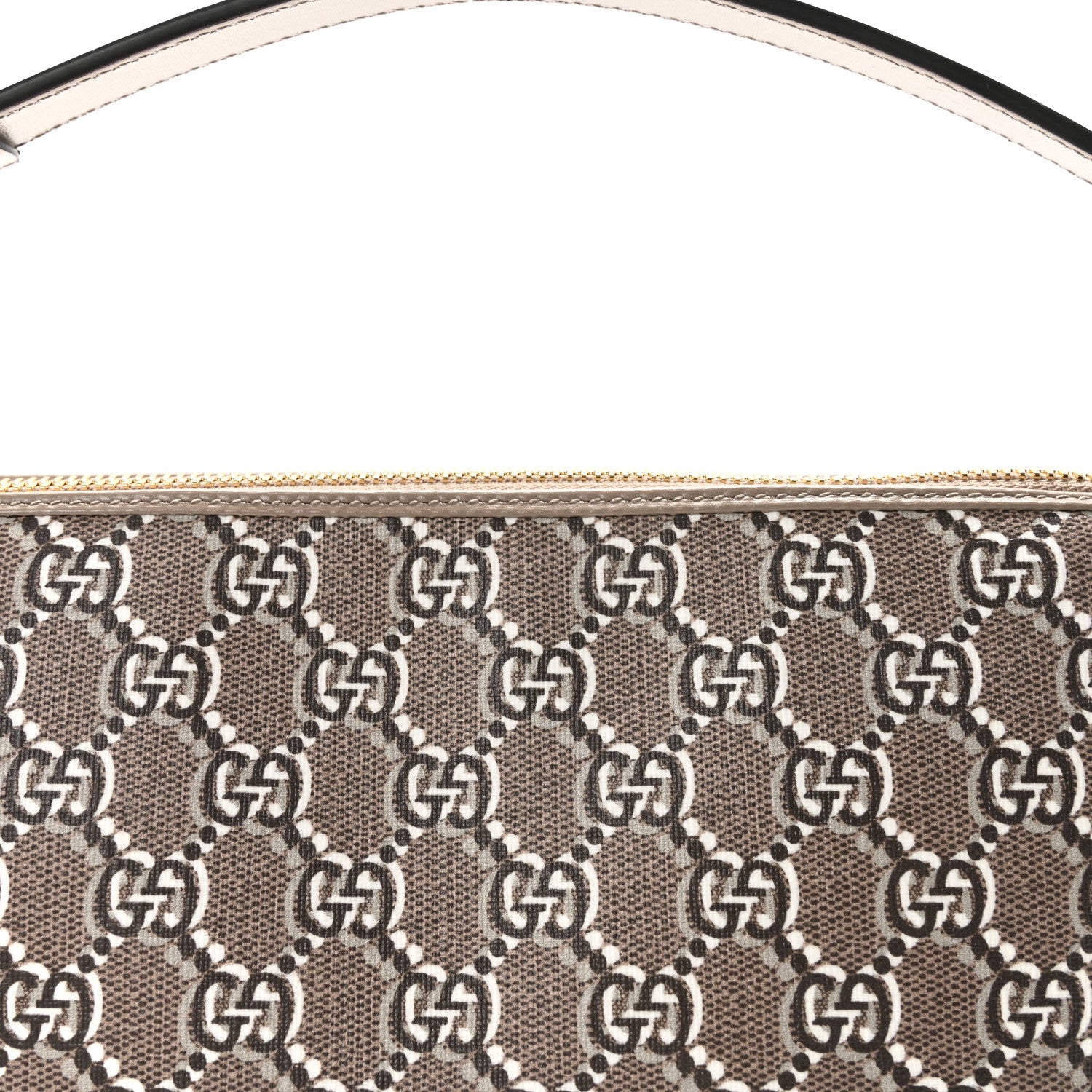 Gucci GG Shadow Monogram Super Mini Ophidia Shoulder Bag Taupe