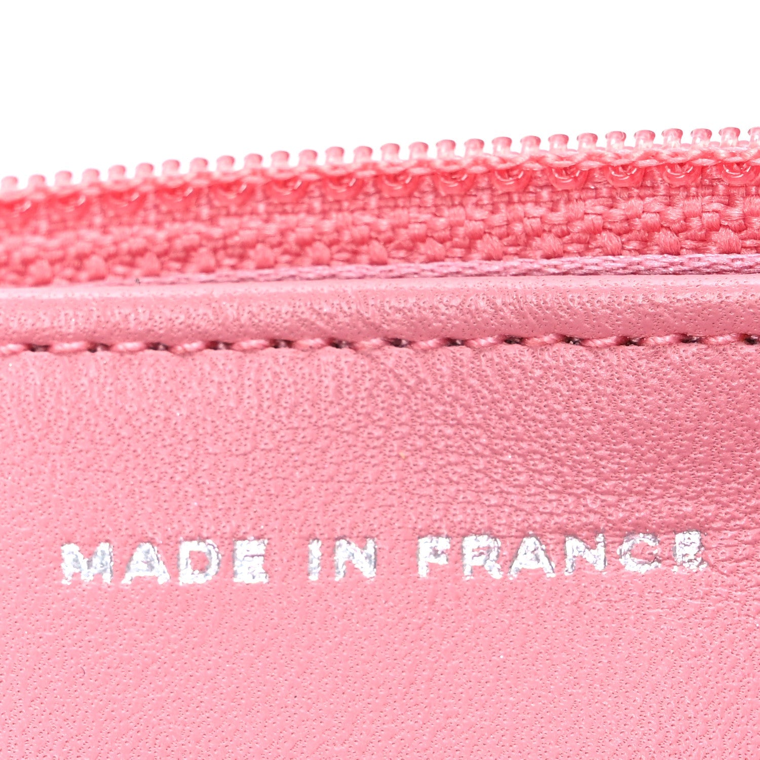 Chanel Lambskin Camellia Embossed Wallet on Chain WOC Pink