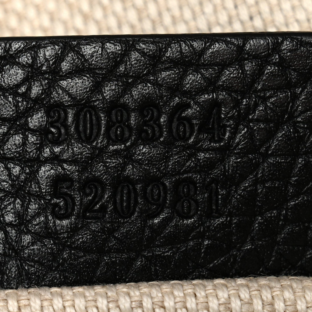 Gucci Pebbled Calfskin Small Soho Disco Bag Black