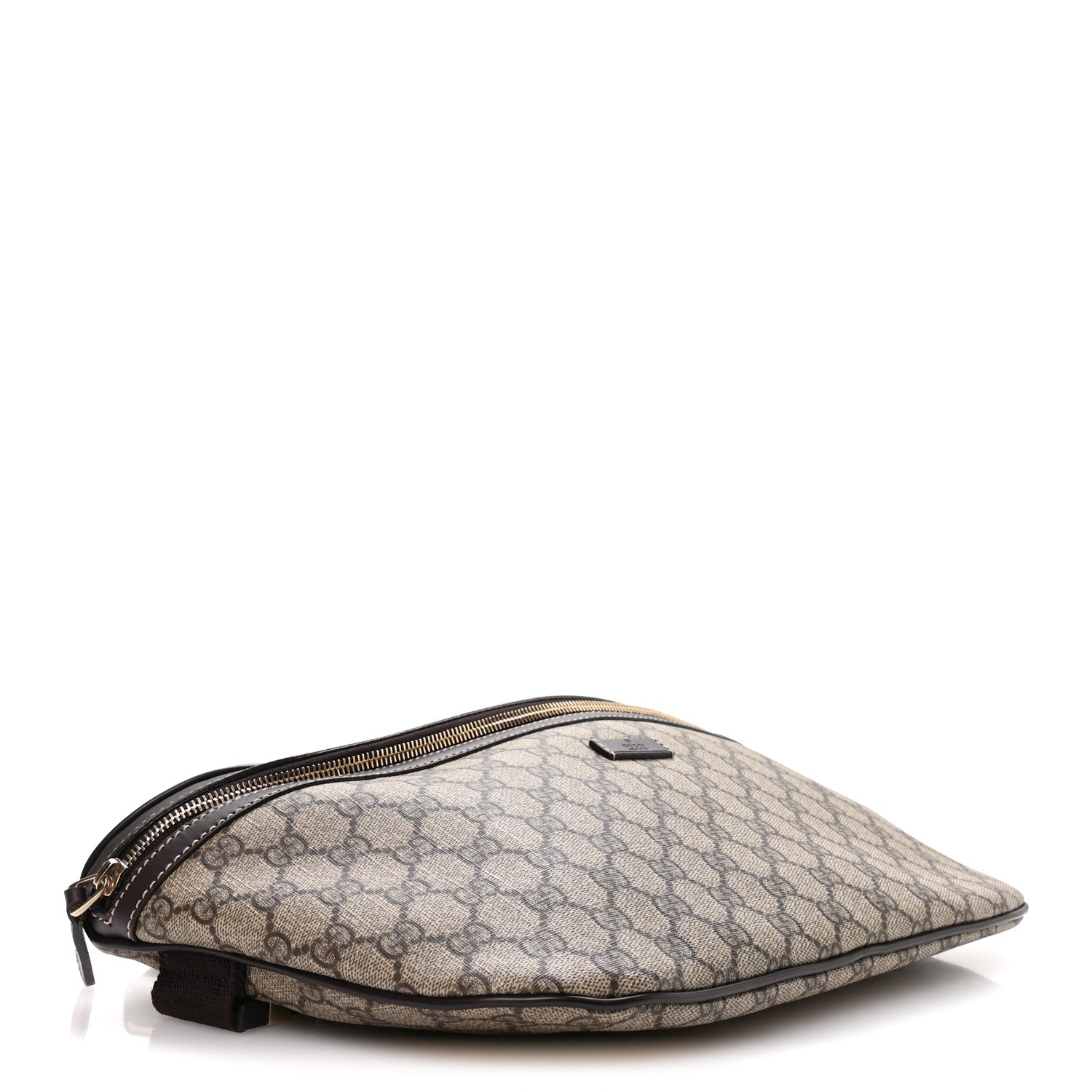 Gucci GG Supreme Monogram Belt Bag Dark Brown
