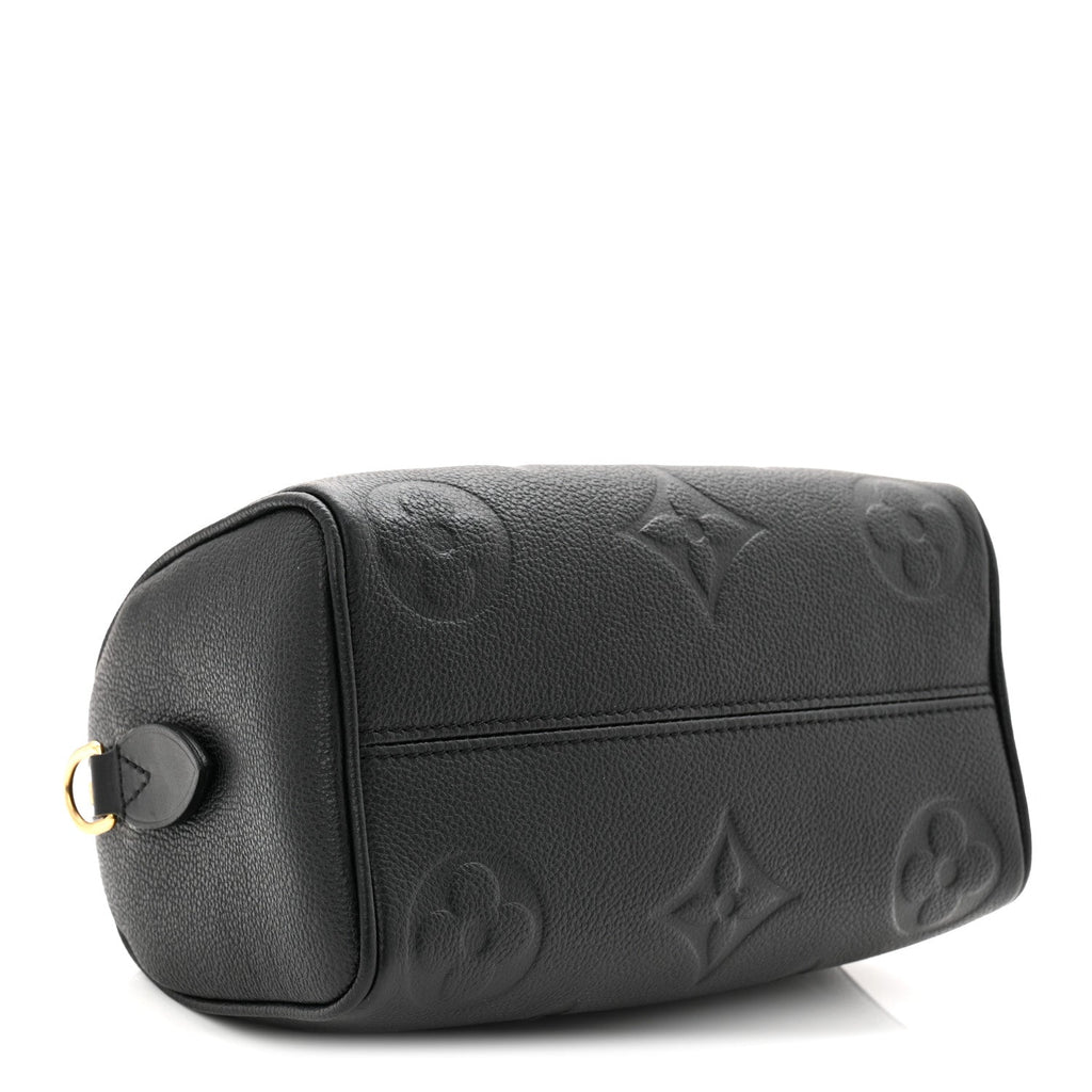 Louis Vuitton Empreinte Monogram Giant Speedy Bandouliere 20 Black