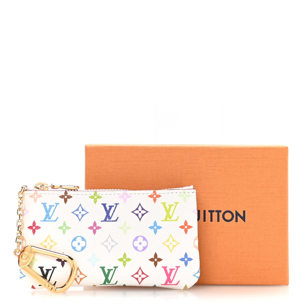 Louis Vuitton LV X TM Monogram Multicolor Key Pouch White