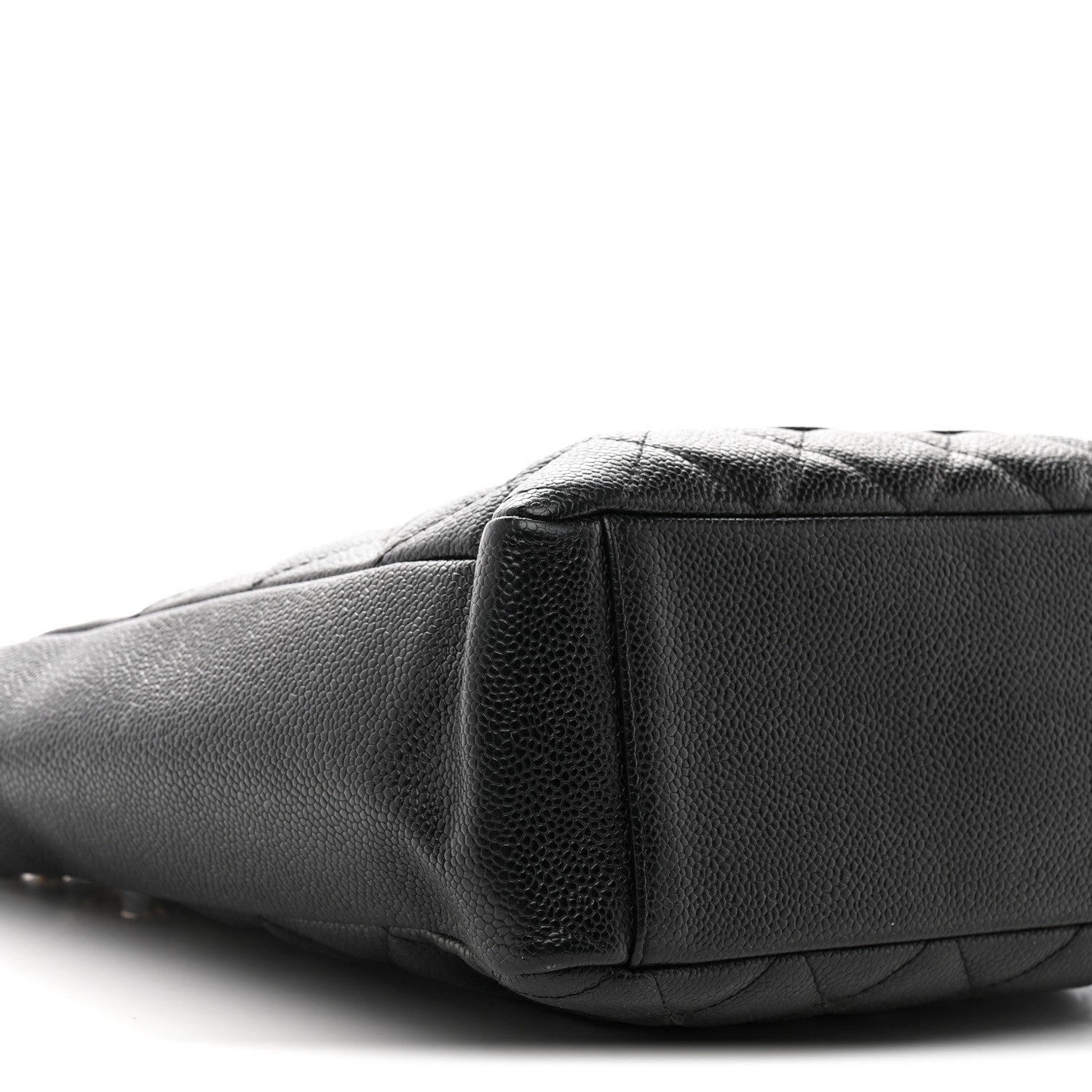 Chanel Caviar Quilted Petit Shopping Tote PST Black