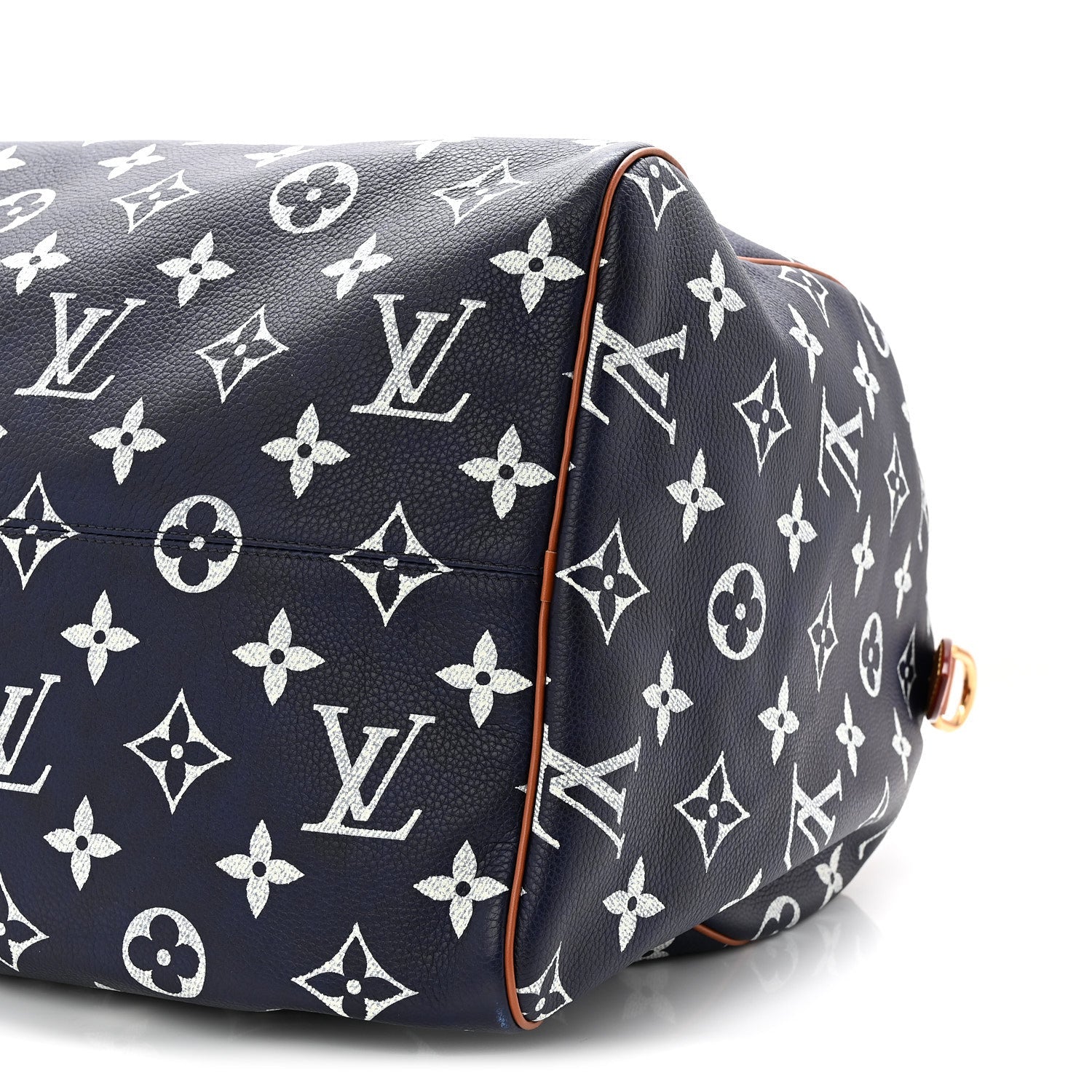 Louis Vuitton Calfskin Monogram Speedy P9 Bandouliere 50 Indigo