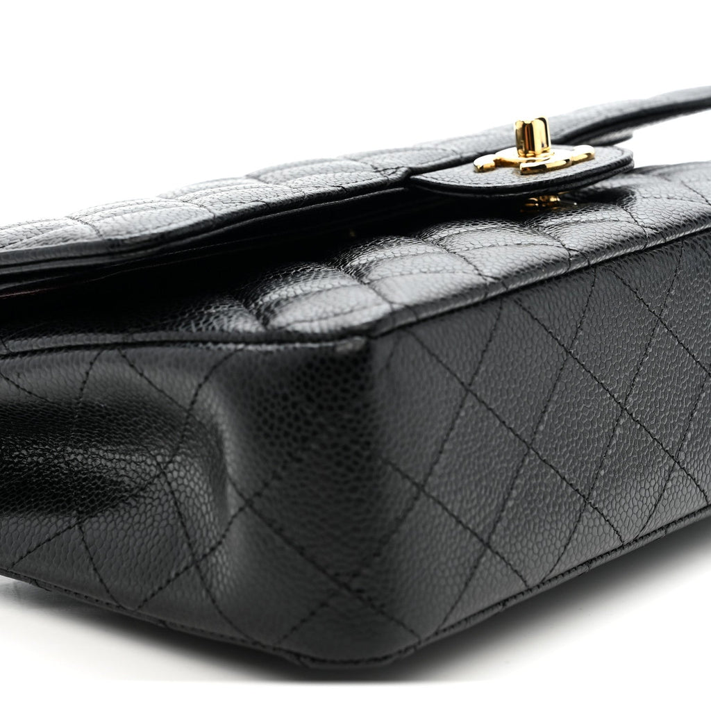 Chanel Caviar Quilted Medium Double Flap Black