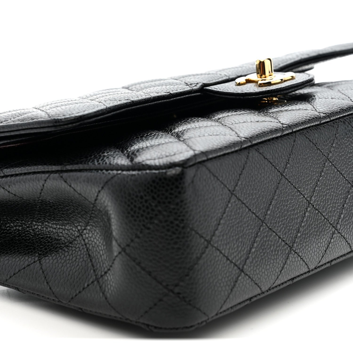 Chanel Caviar Quilted Medium Double Flap Black
