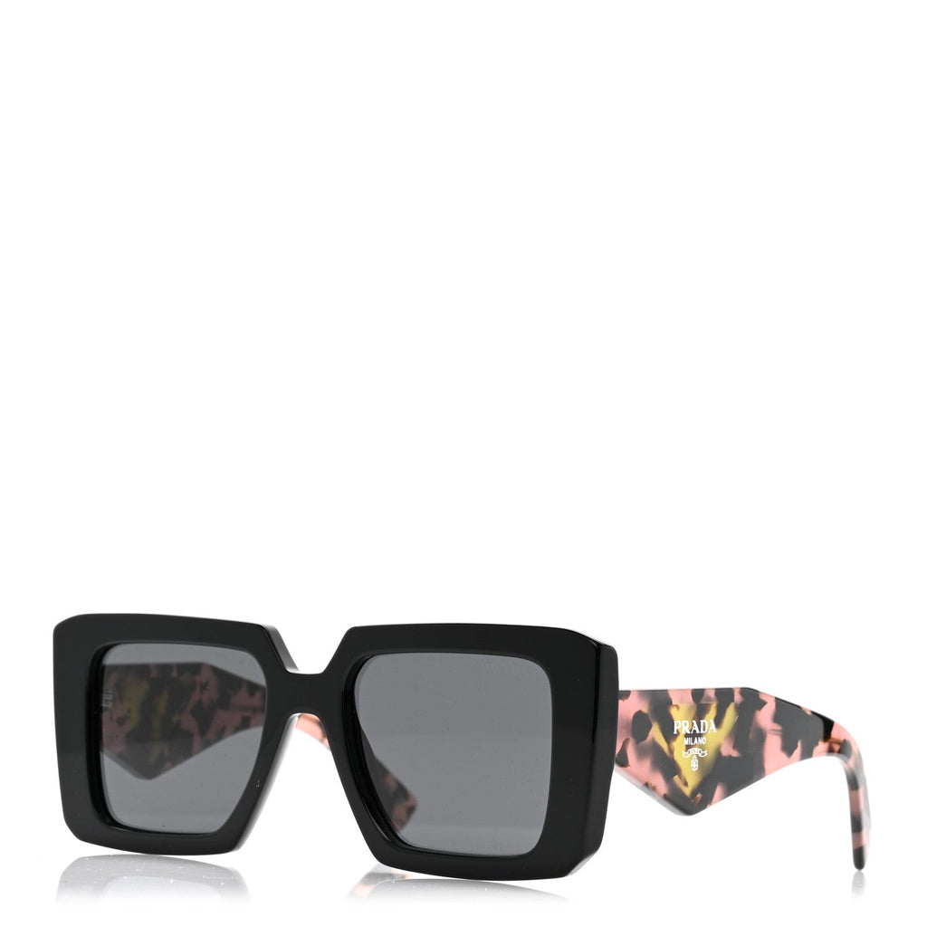 Prada Acetate Symbole Sunglasses SPR 23Y Slate Grey