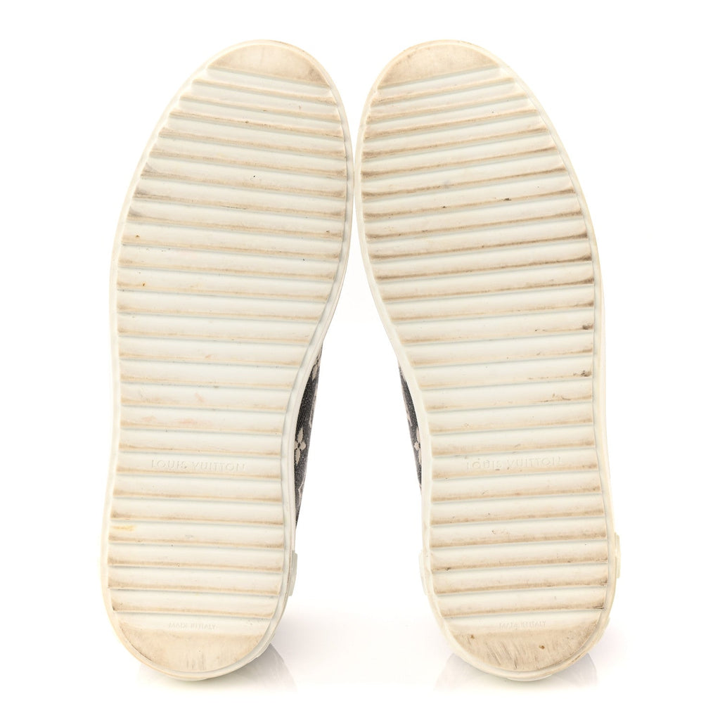 Louis Vuitton Denim Monogram Time Out Sneakers 39