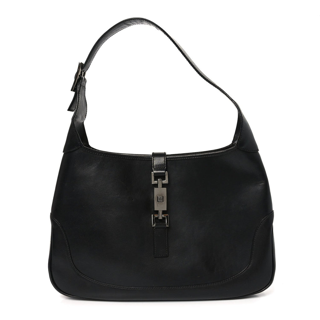Gucci Calfskin Small Jackie O Hobo Black