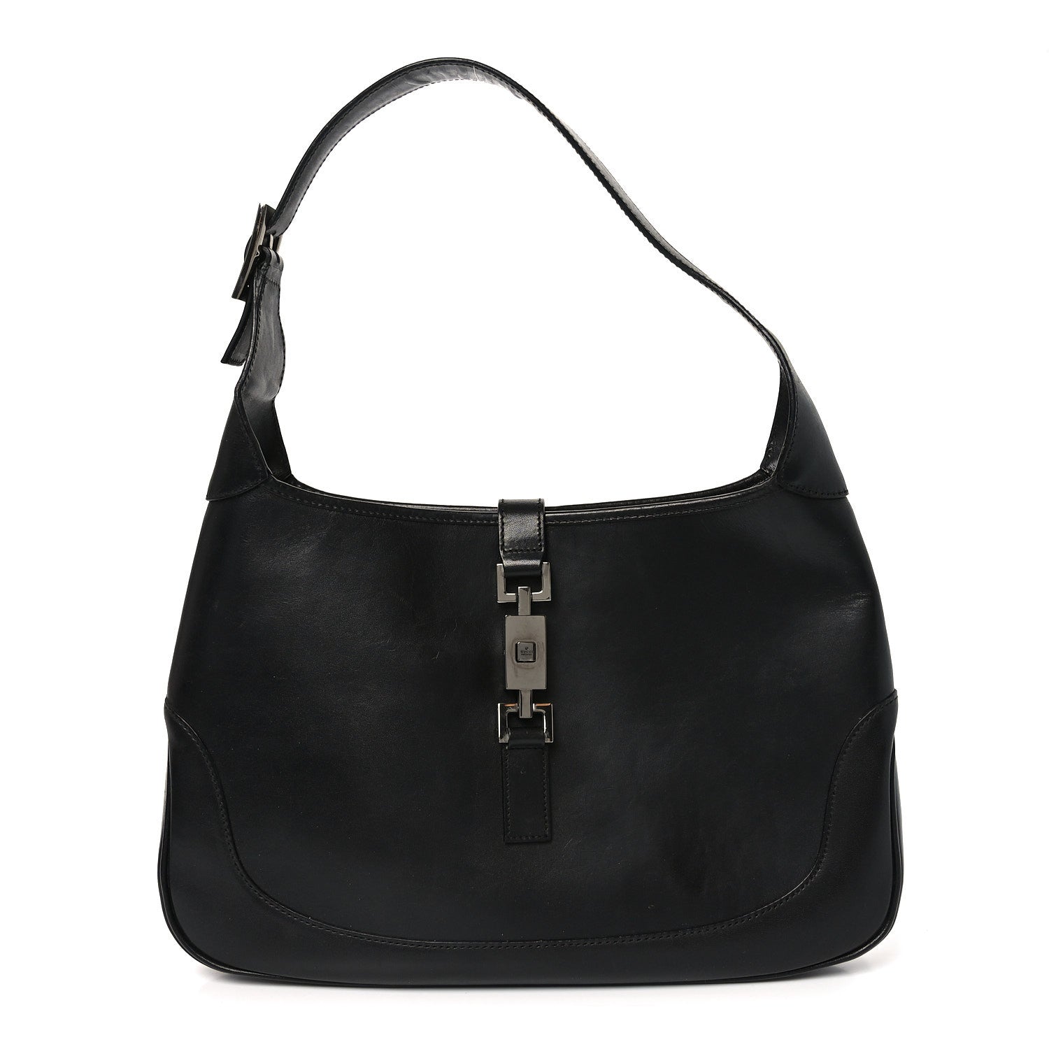 Gucci Calfskin Small Jackie O Hobo Black