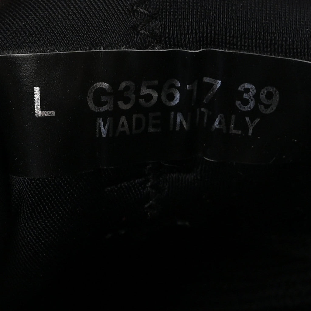 Chanel Velvet Calfskin Mixed Fibers CC Sneakers 39 Black