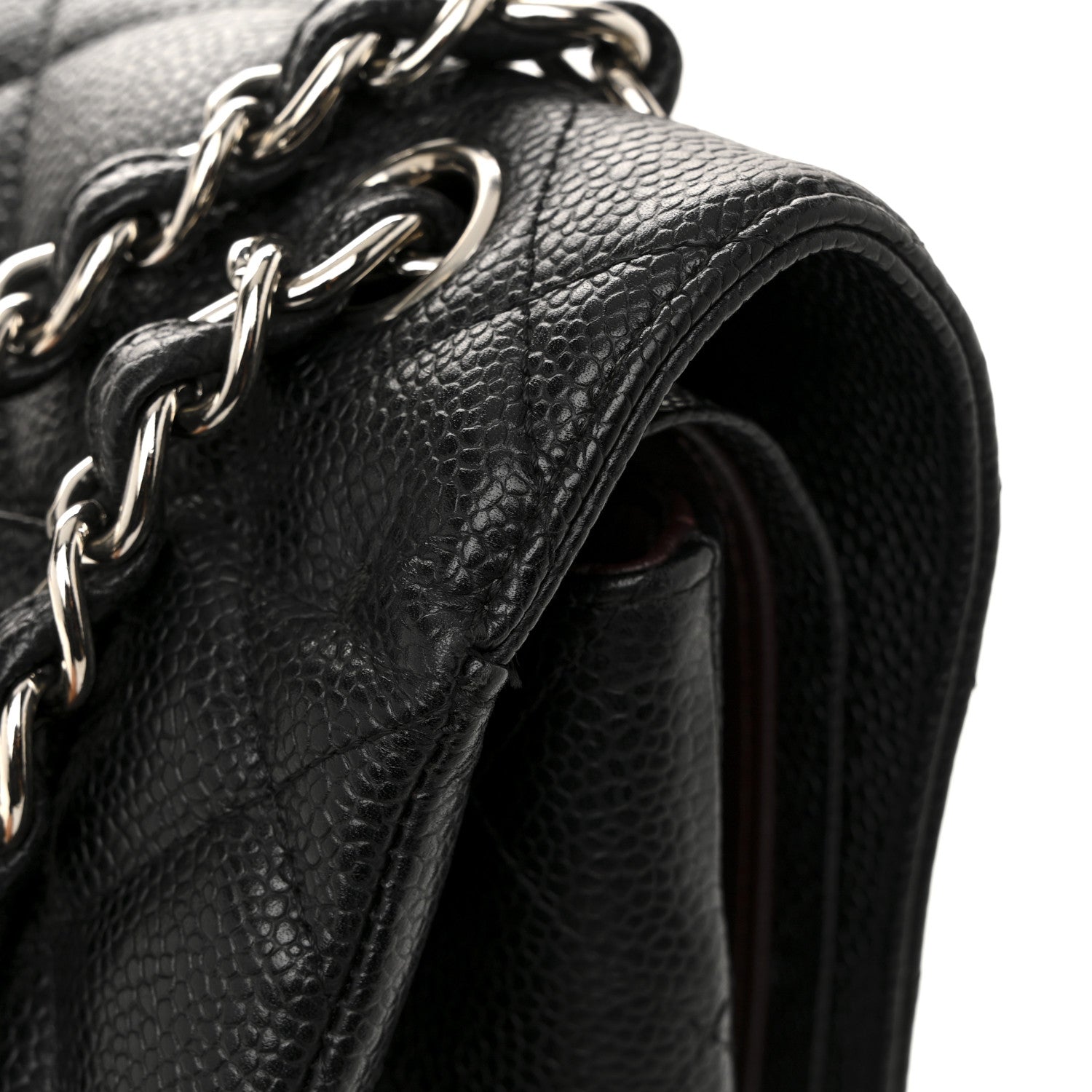 Chanel Caviar Quilted Jumbo Double Flap Black