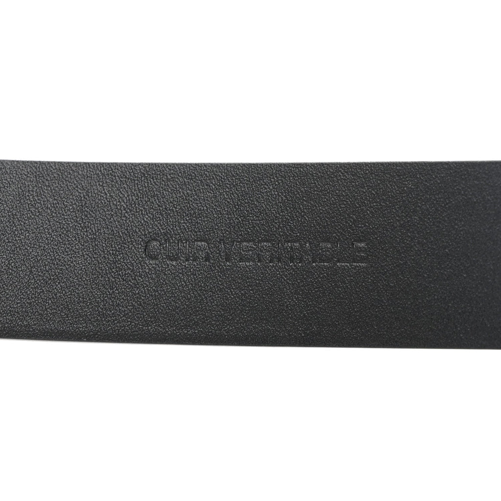 Calfskin Paris Button CC Belt 100 40 Black