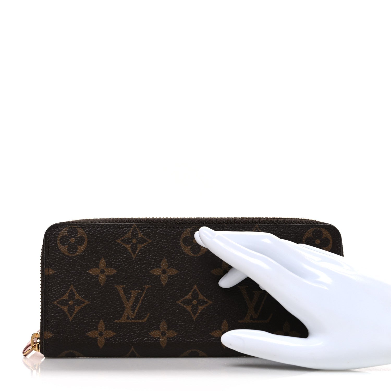 Louis Vuitton Monogram Clemence Wallet Rose Ballerine