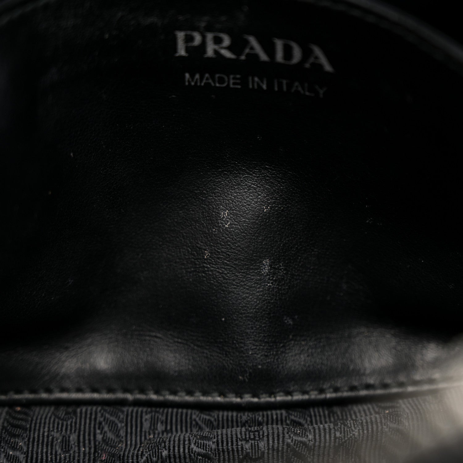 Prada Soft Calfskin Diagramme Camera Bag Black