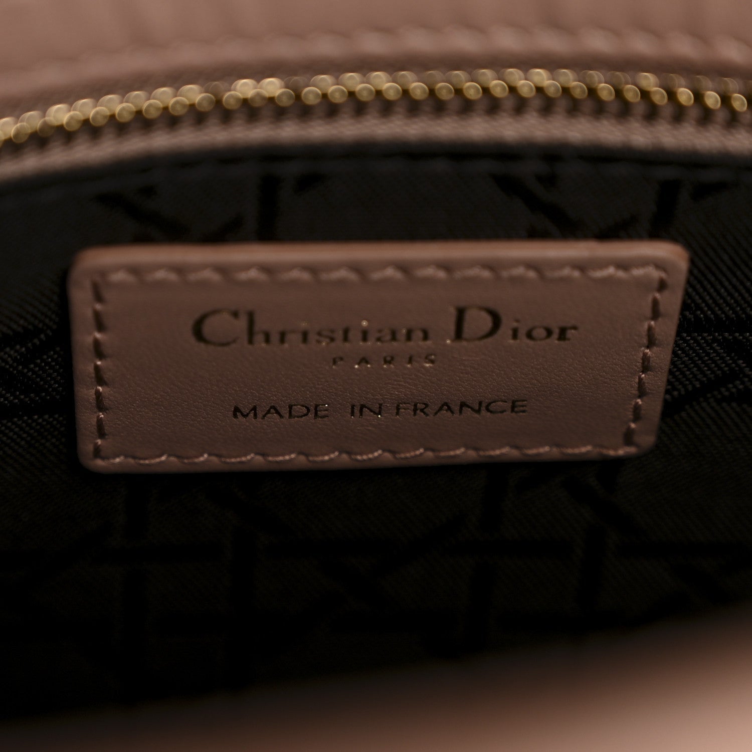 Christian Dior Lambskin Cannage Small My ABC Dior Lady Dior Blush