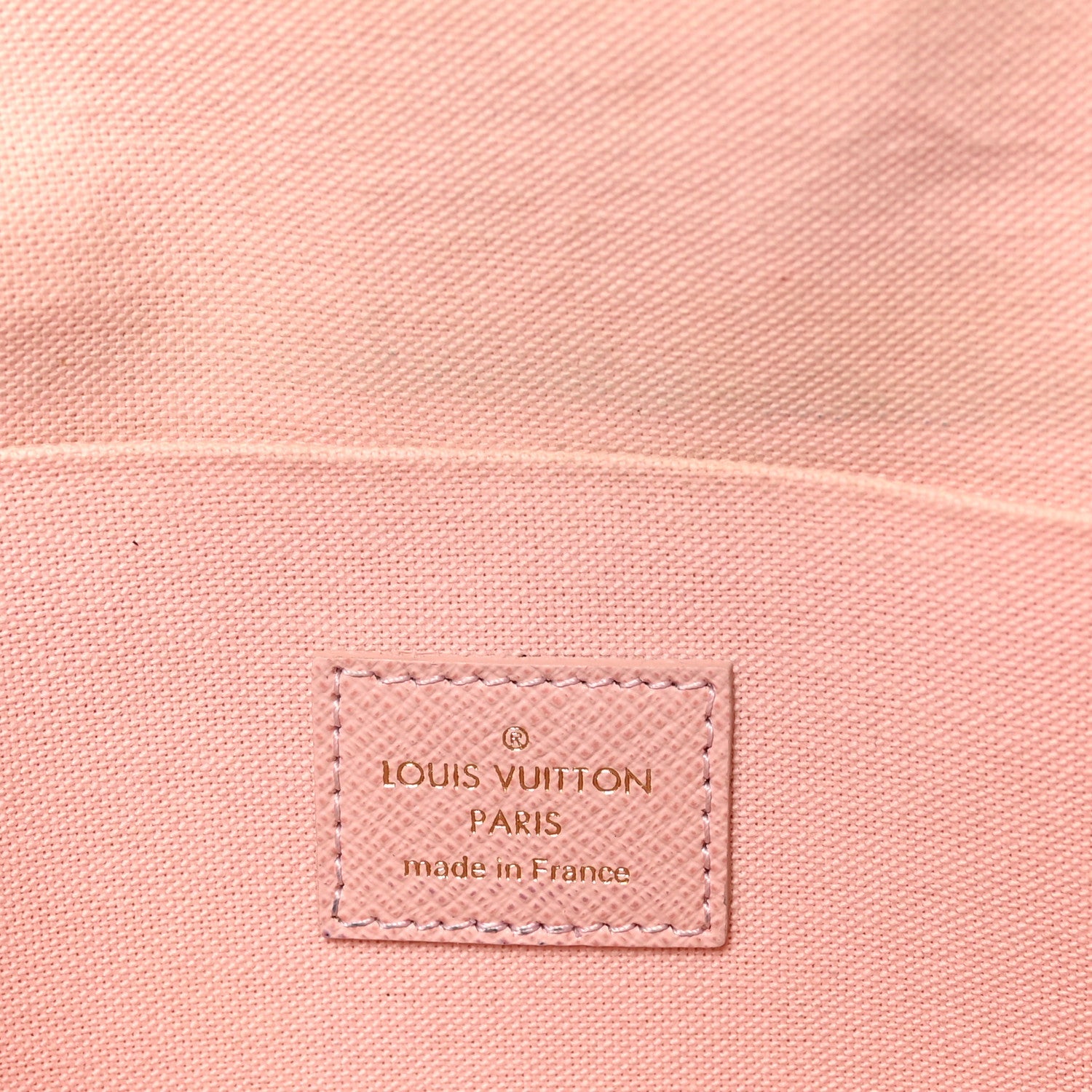 Louis Vuitton Damier Azur Pochette Felicie Chain Wallet Rose Ballerine