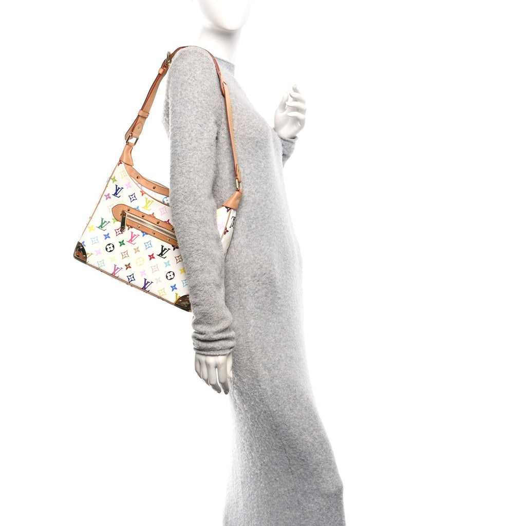 Louis Vuitton Monogram Multicolor Boulogne White