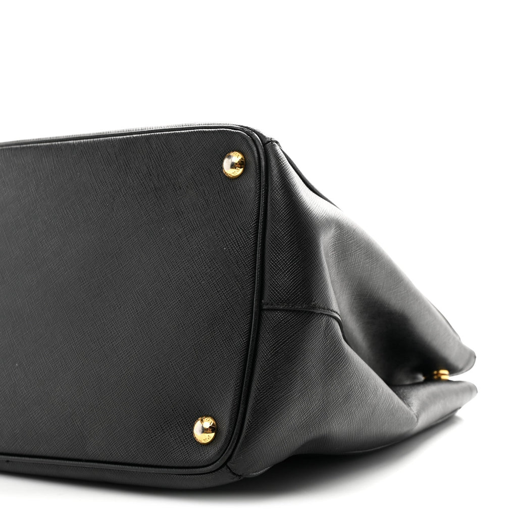 Prada Saffiano Lux Large Tote Black
