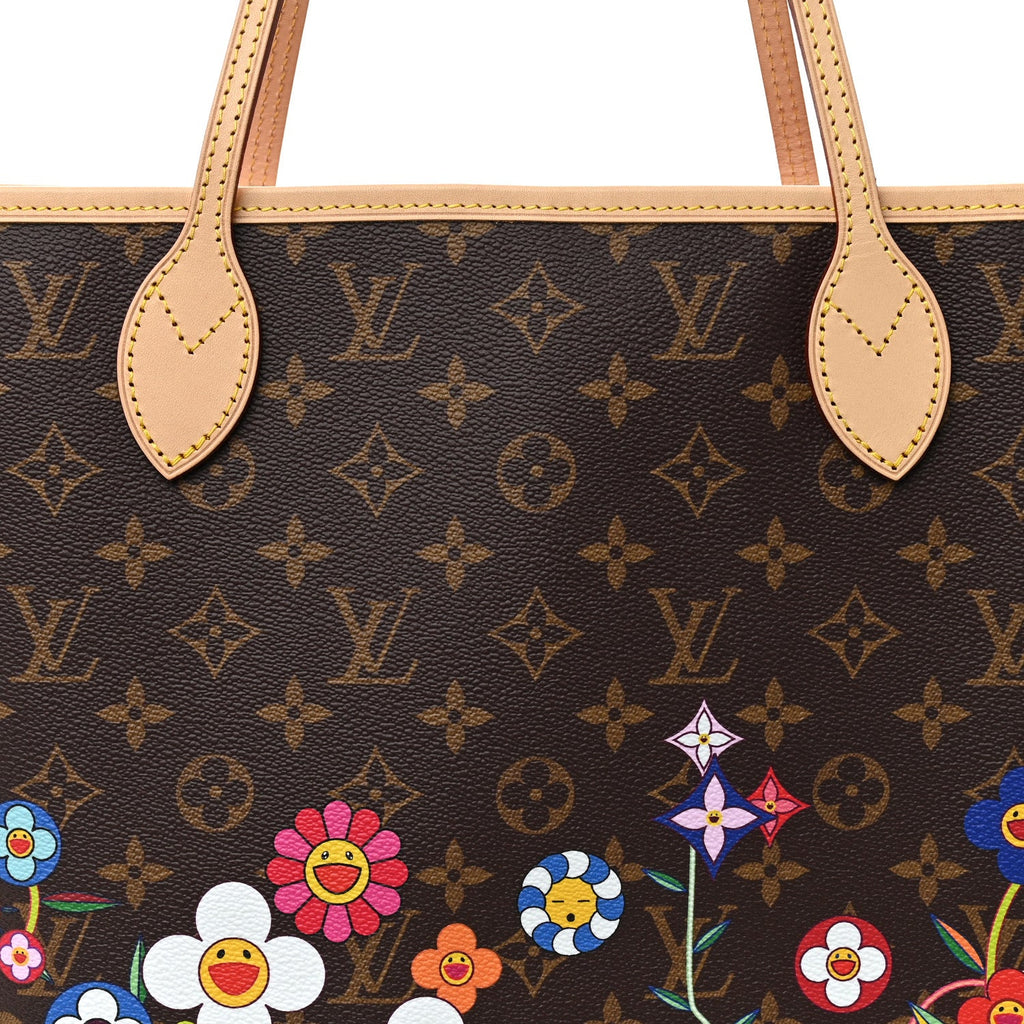 Louis Vuitton LV X TM Monogram Flowers Neverfull MM