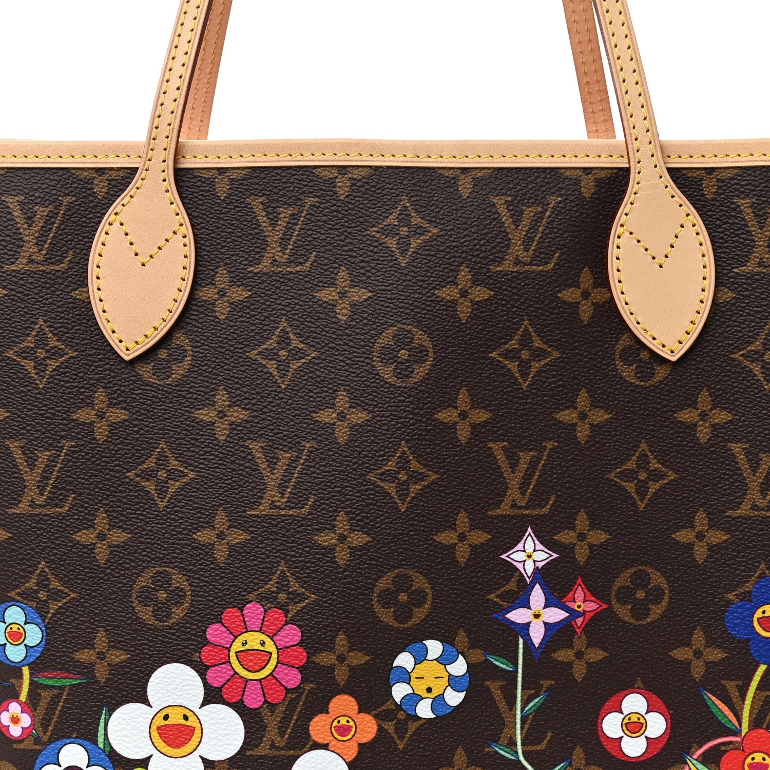 Louis Vuitton LV X TM Monogram Flowers Neverfull MM