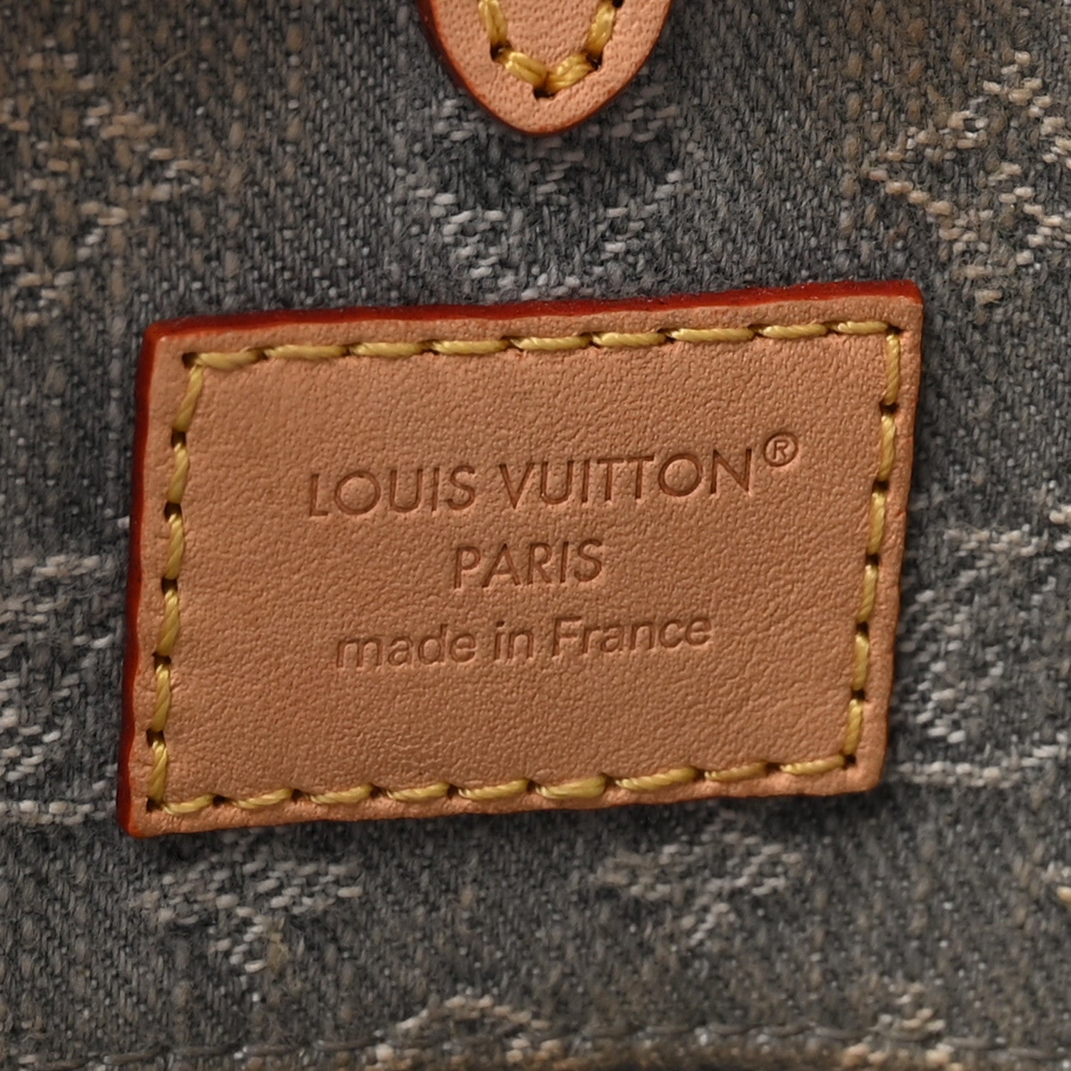 Louis Vuitton Monogram Denim Onthego MM Washed Grey