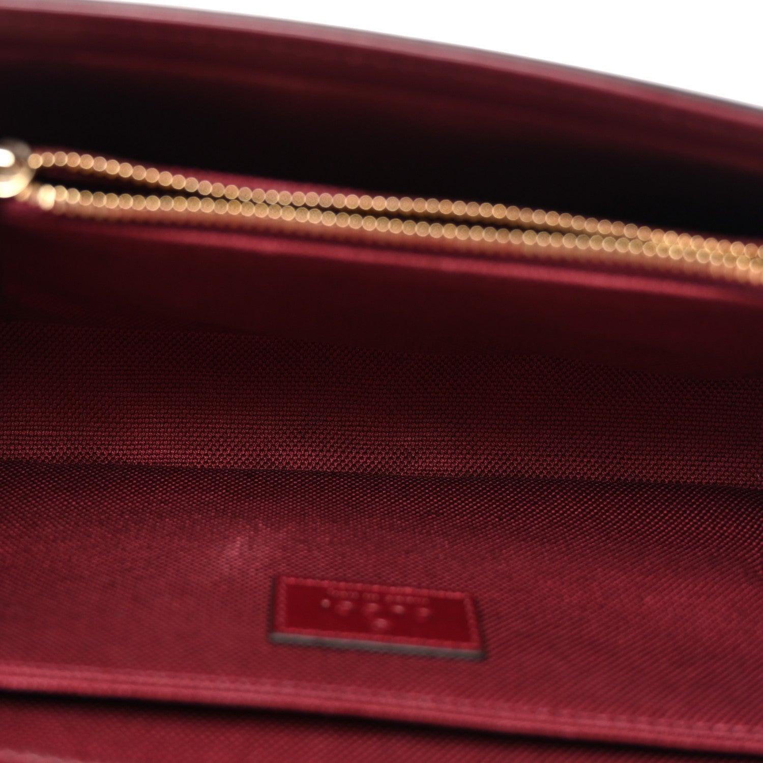 Gucci Crepe Wool Silk GG Monogram Go Small Shoulder Bag Rosso Ancora