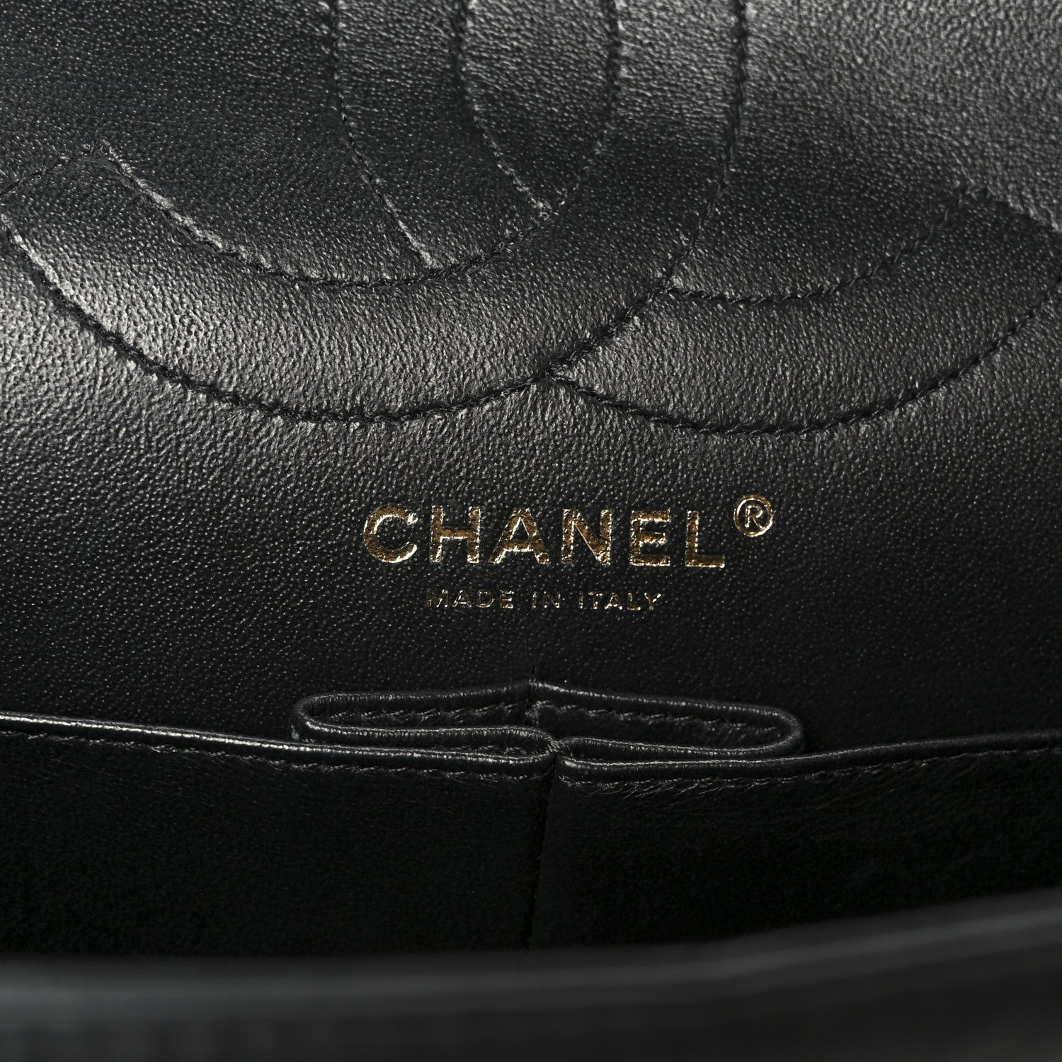 Chanel Aged Calfskin Quilted 2.55 Reissue 226 Flap Beige Black