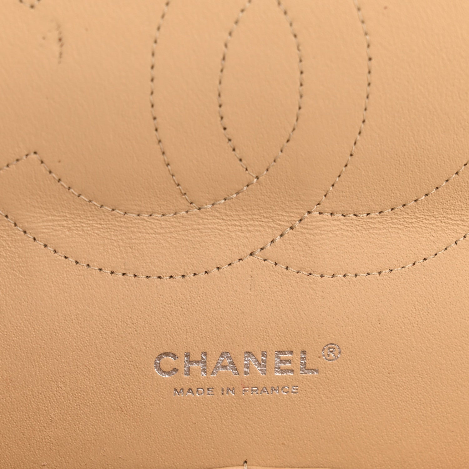 Chanel Caviar Quilted Jumbo Double Flap Beige Clair