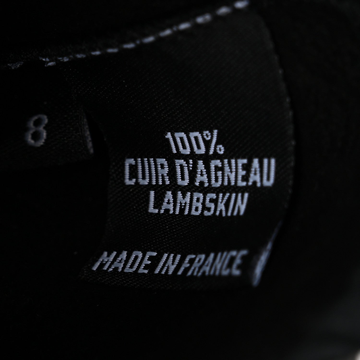 Lambskin CC Gloves 8 Black
