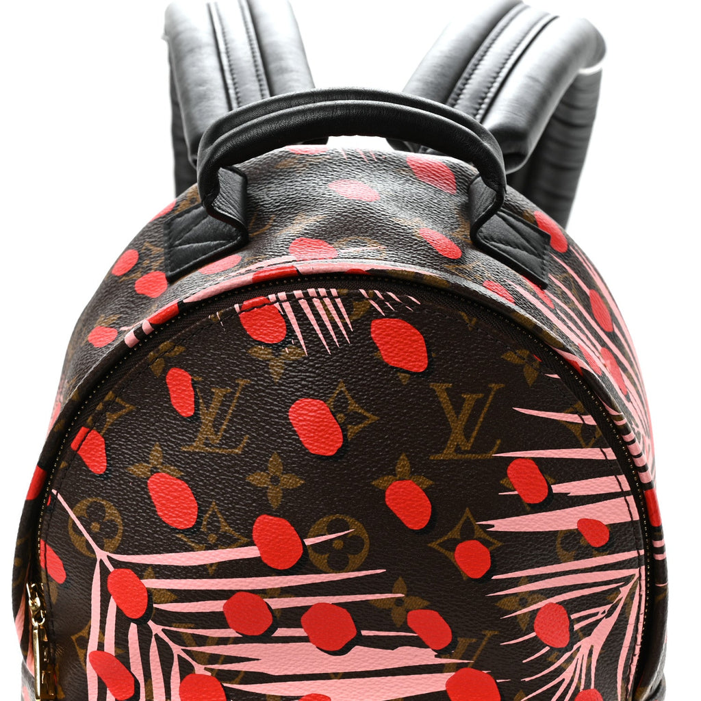 Louis Vuitton Monogram Jungle Dots Palm Springs Backpack PM Sugar Pink Poppy