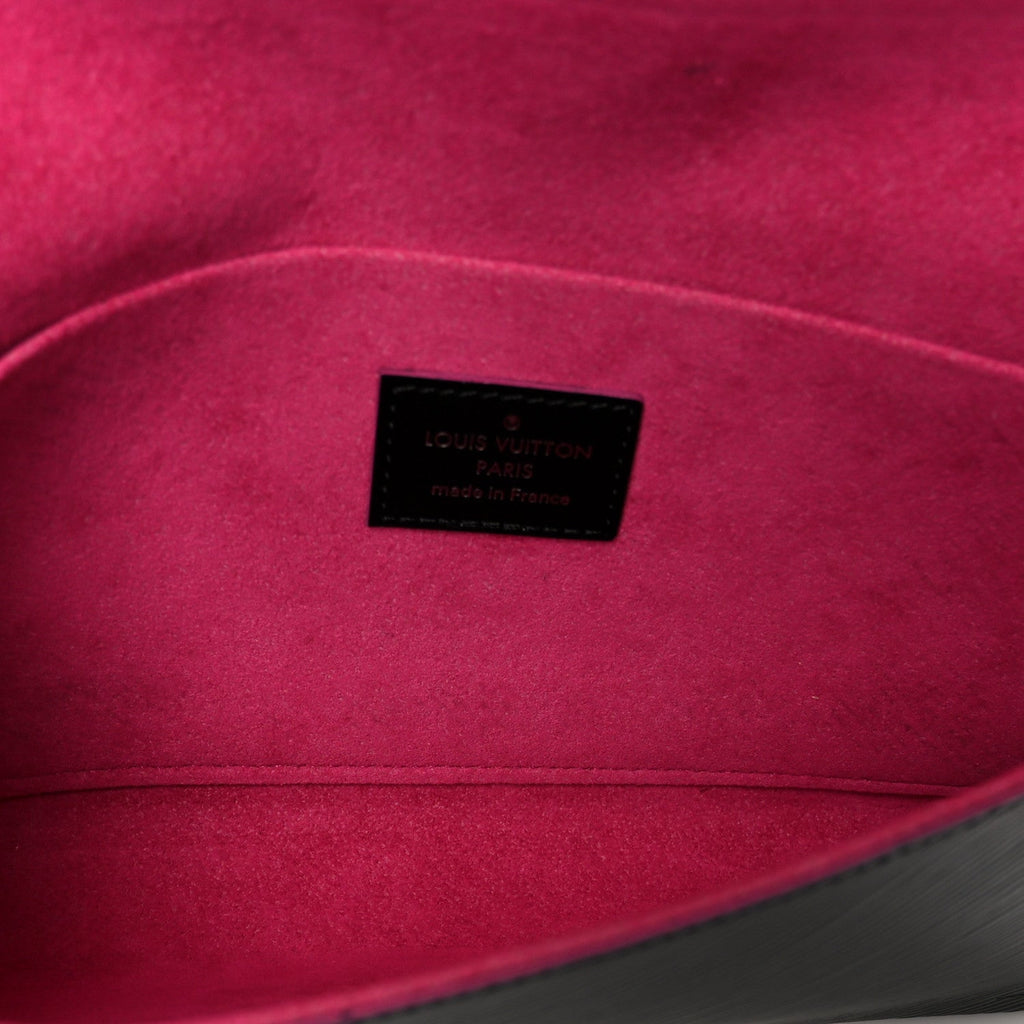 Louis Vuitton Epi Pochette Felicie Black Hot Pink