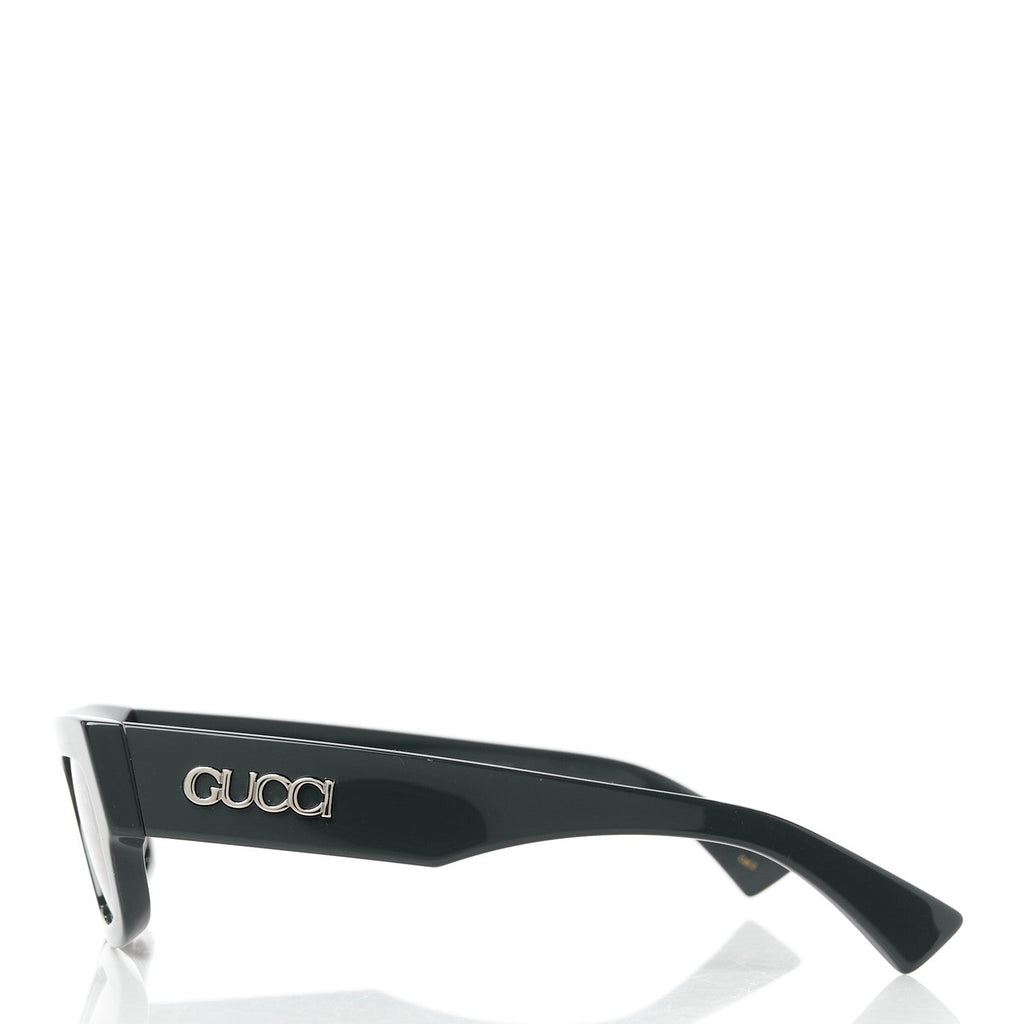 Gucci Acetate Rectangular Frame Sunglasses GG1838S Dark Grey