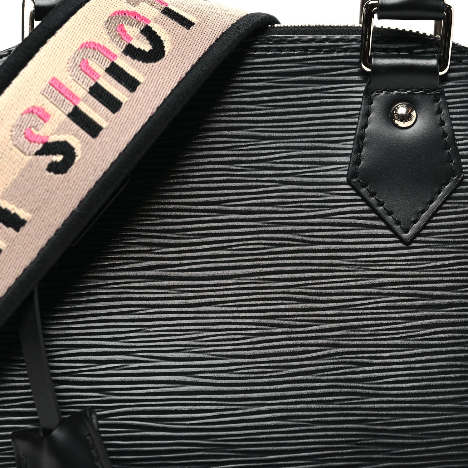 Louis Vuitton Epi Jacquard Alma BB Black