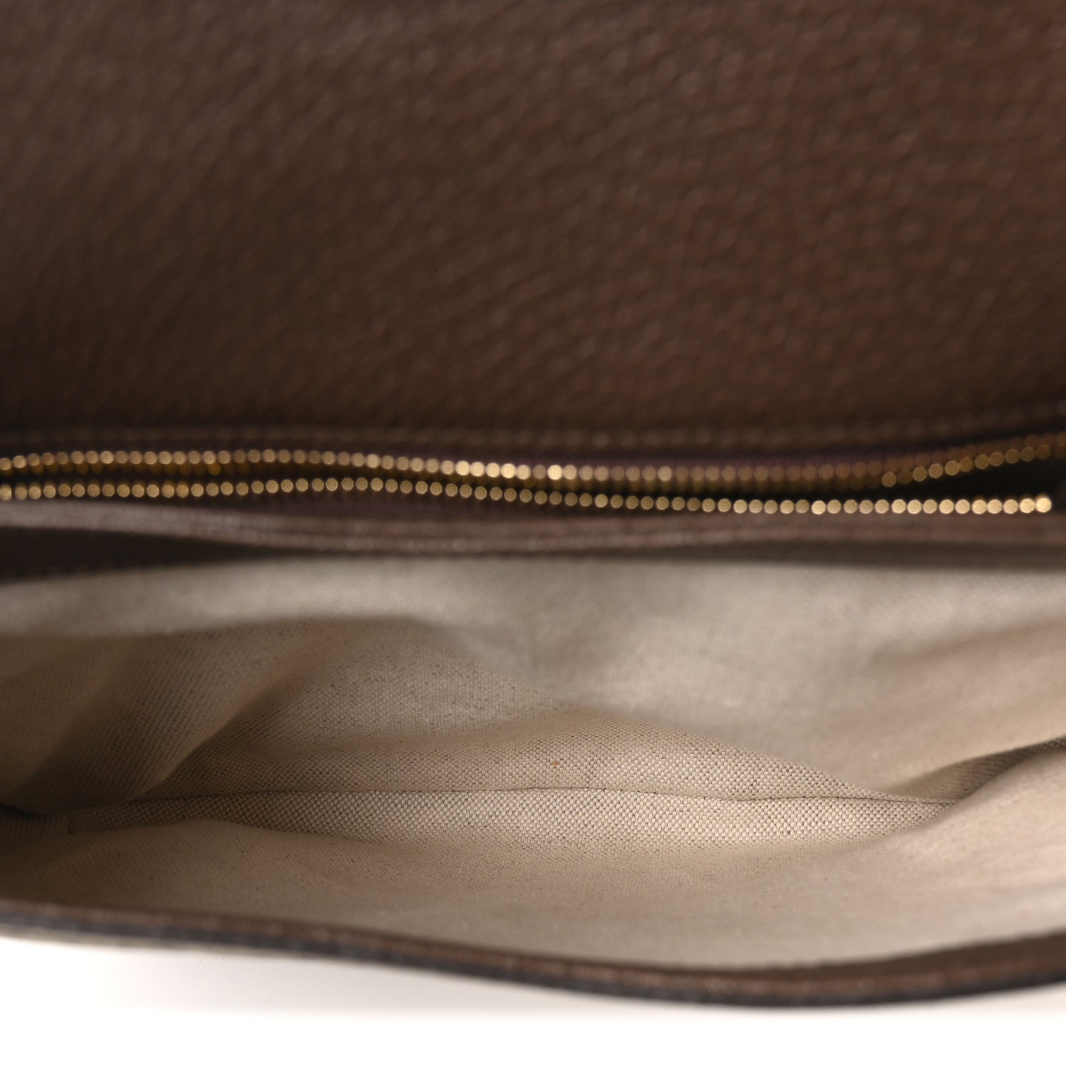 Gucci GG Supreme Monogram Textured Dollar Calfskin Web Medium Blondie Shoulder Flap Bag Beige Ebony New Acero