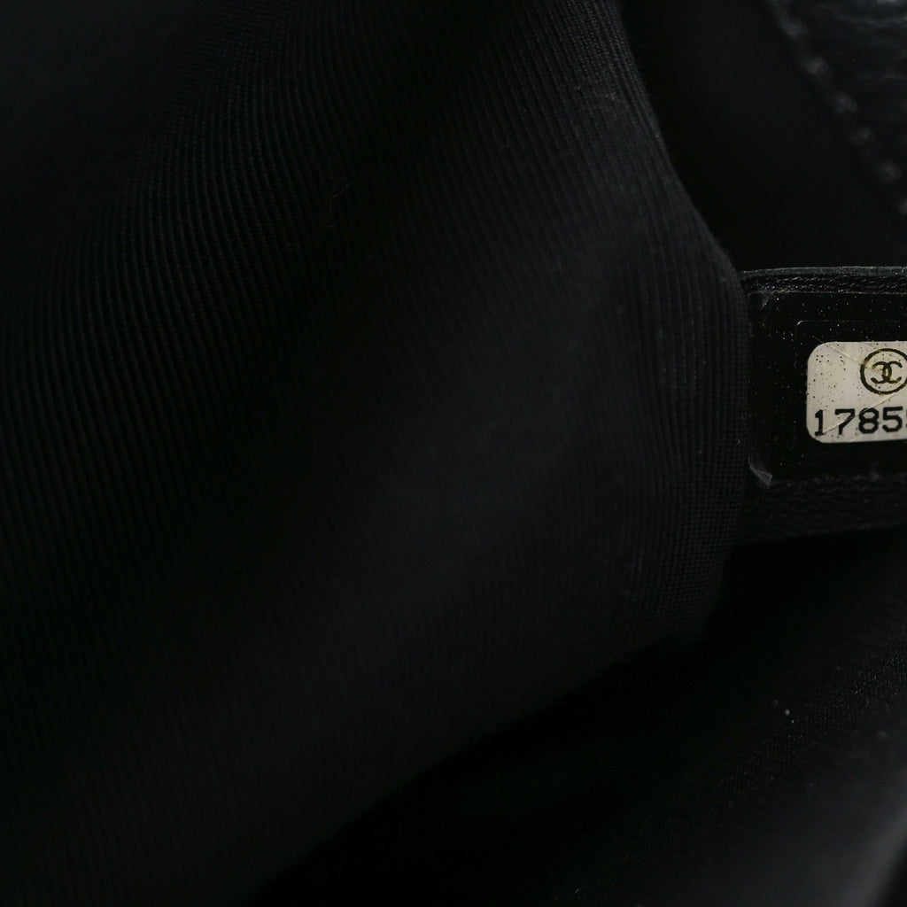 Chanel Calfskin Quilted Medium Boy Flap Black