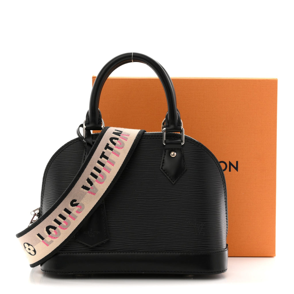 Louis Vuitton Epi Jacquard Alma BB Black