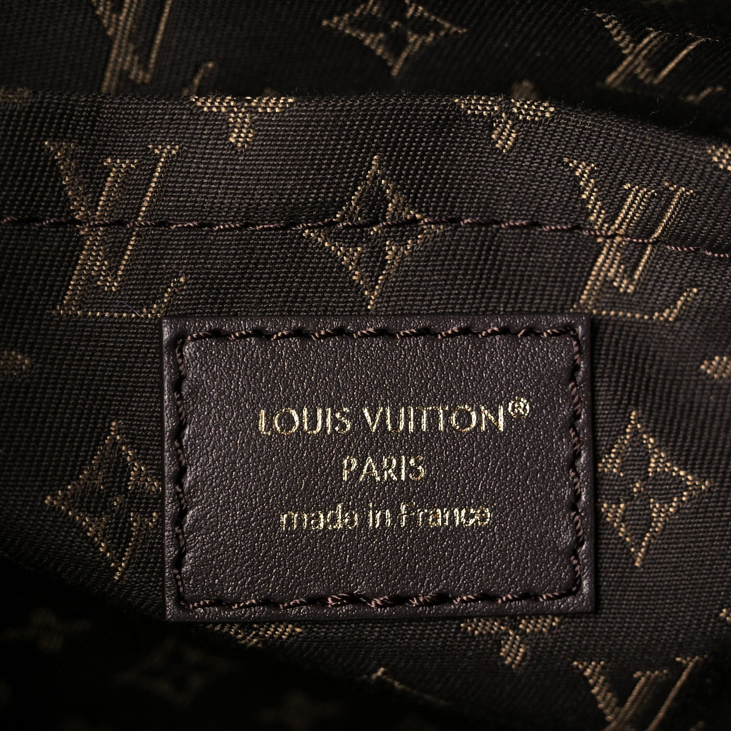 Louis Vuitton Suede Monogram Express MM Hazelnut