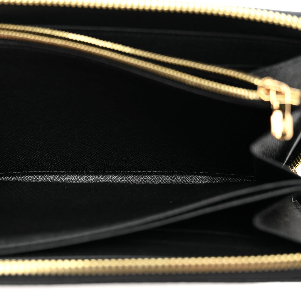 Louis Vuitton Damier Paillettes Zippy Wallet Black